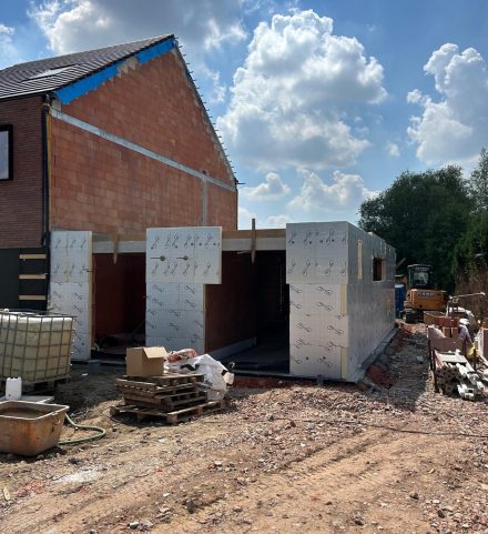 Ruwbouwfase van een woning, een belangrijke periode in de totale bouwtijd