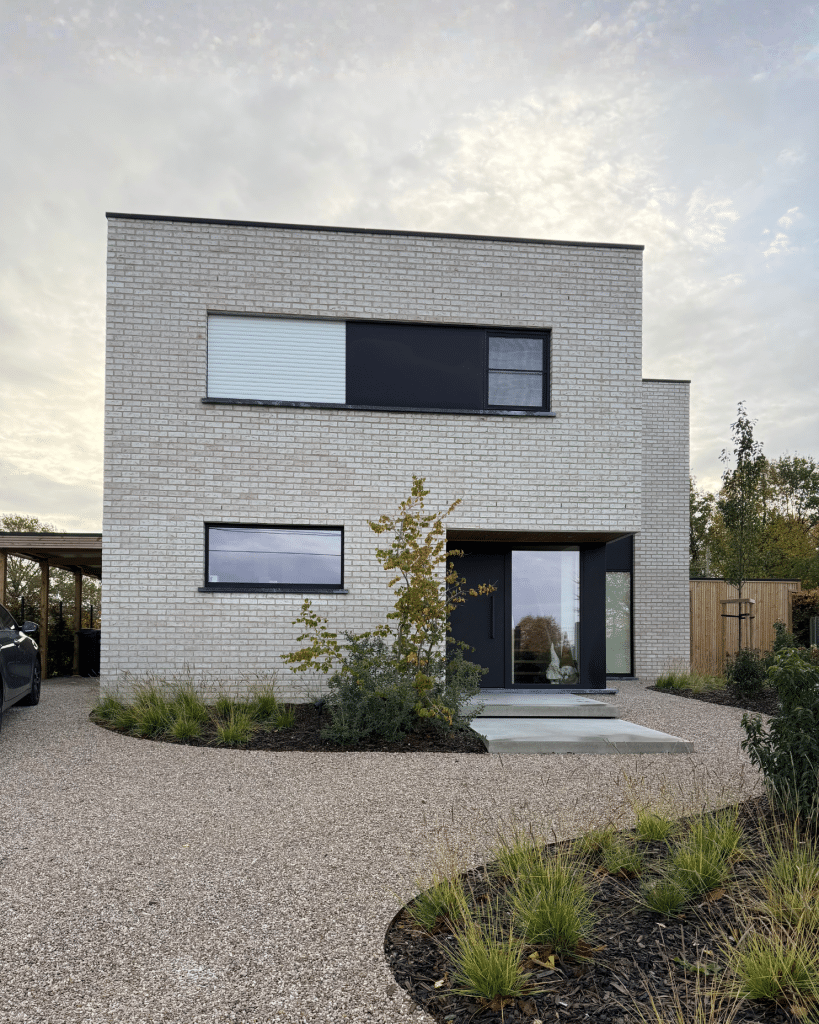 Vrijstaande nieuwbouwwoning met PVC-ramen