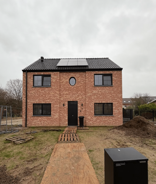 landelijke nieuwbouw woning oost-vlaanderen